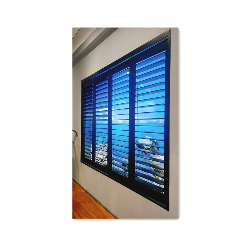 Australian designer Basswood Louver Vertical Wood Window Plantation Shutters