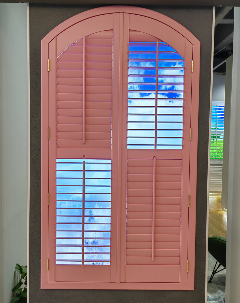 Australian designer Basswood Louver Vertical Wood Window Plantation Shutters