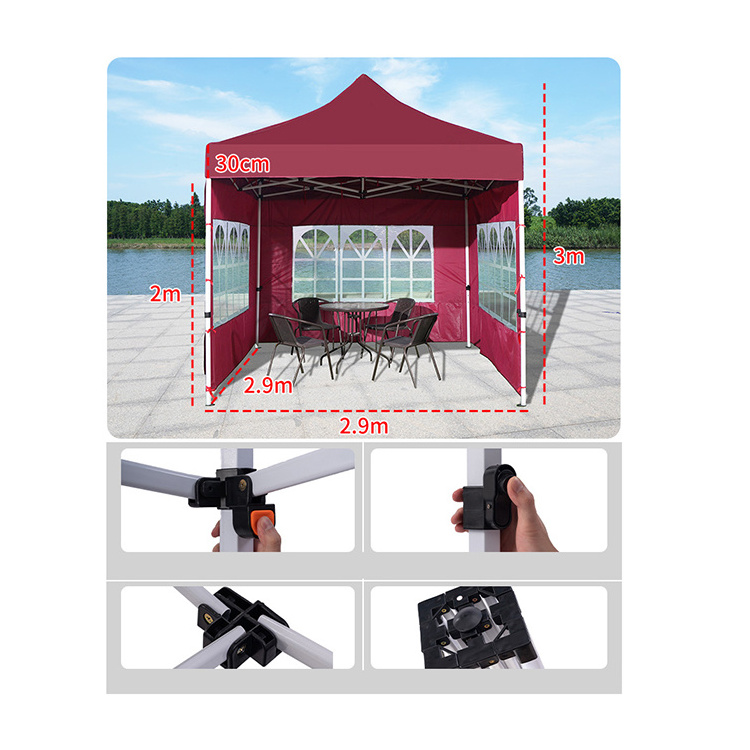 Custom Canopy Advertising Tentconvenient Logistics Professional Trade Show Aluminum Folding Tent