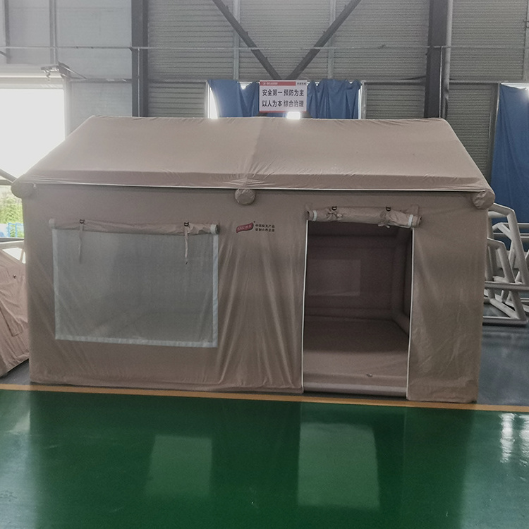 Explosive Models Tente Canvas Cabin Camping Outdoor Glamping Pvc Luxury Tourist Inflatable House Tent Foldable Tent