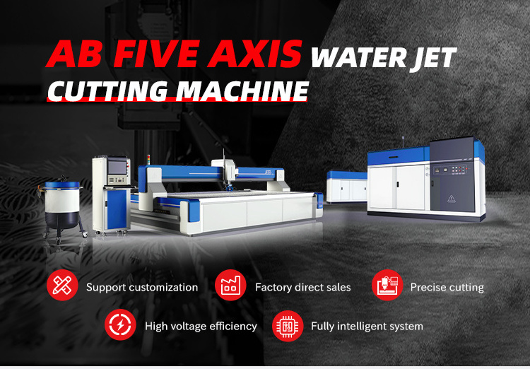 China Factory Hot Sale Portable Water Jet Cutter 3020 Water Jet Cutting Machine With 5 Axis Flow Waterjet Cutting Services