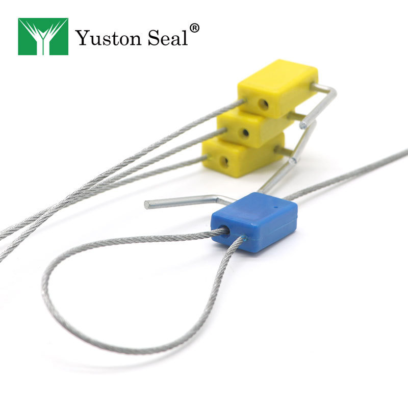 YTCS404 plastic coated 1.8mm adjustable cable seal with mechanical cable seal cutter