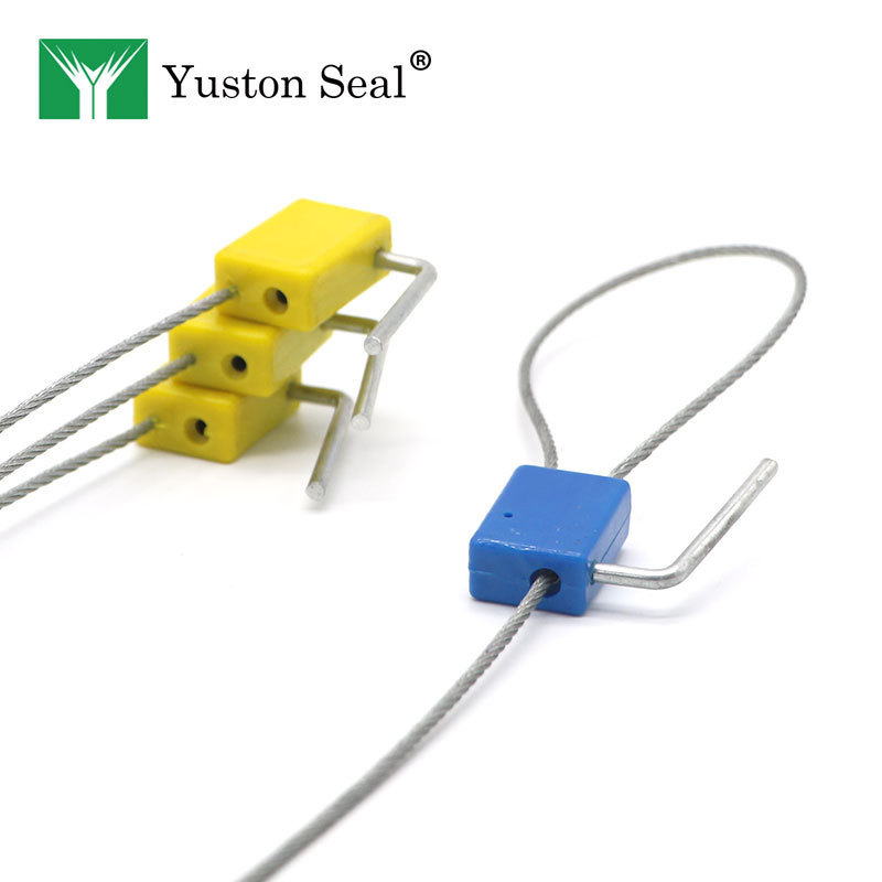 YTCS404 plastic coated 1.8mm adjustable cable seal with mechanical cable seal cutter