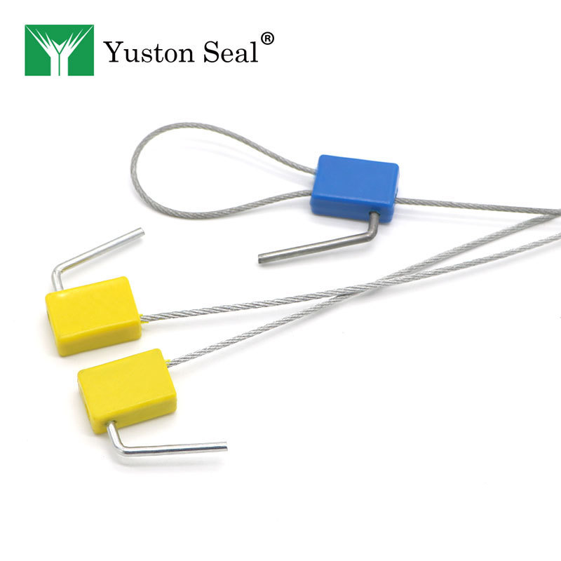 YTCS404 plastic coated 1.8mm adjustable cable seal with mechanical cable seal cutter