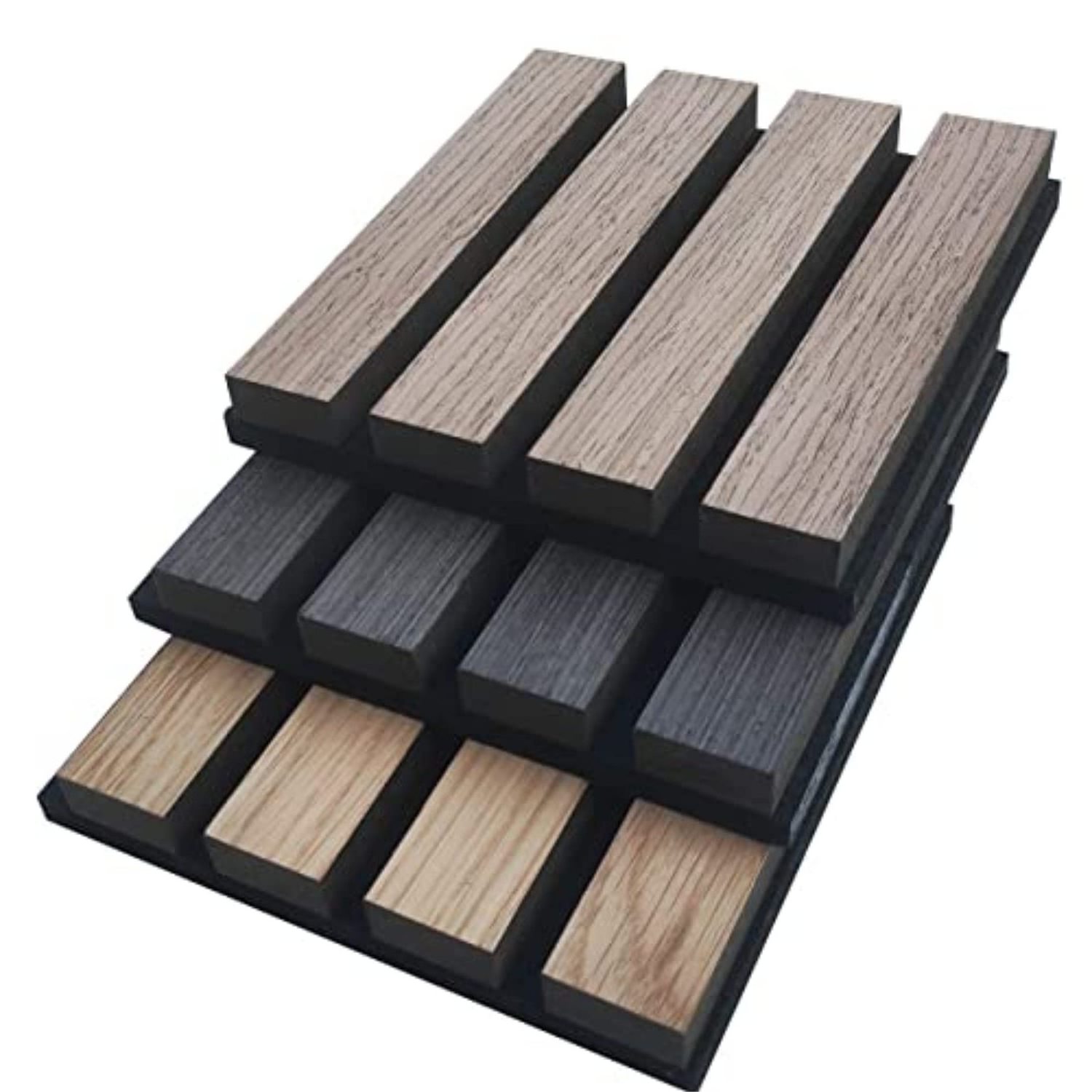 Wholesale Price Wall And Ceiling Wood Surface Rockwool Acoustic Panel 3D Slat Wood Wall Panels Acoustic Panels For Interior