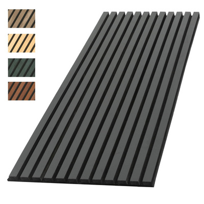 Wholesale Price Wall And Ceiling Wood Surface Rockwool Acoustic Panel 3D Slat Wood Wall Panels Acoustic Panels For Interior