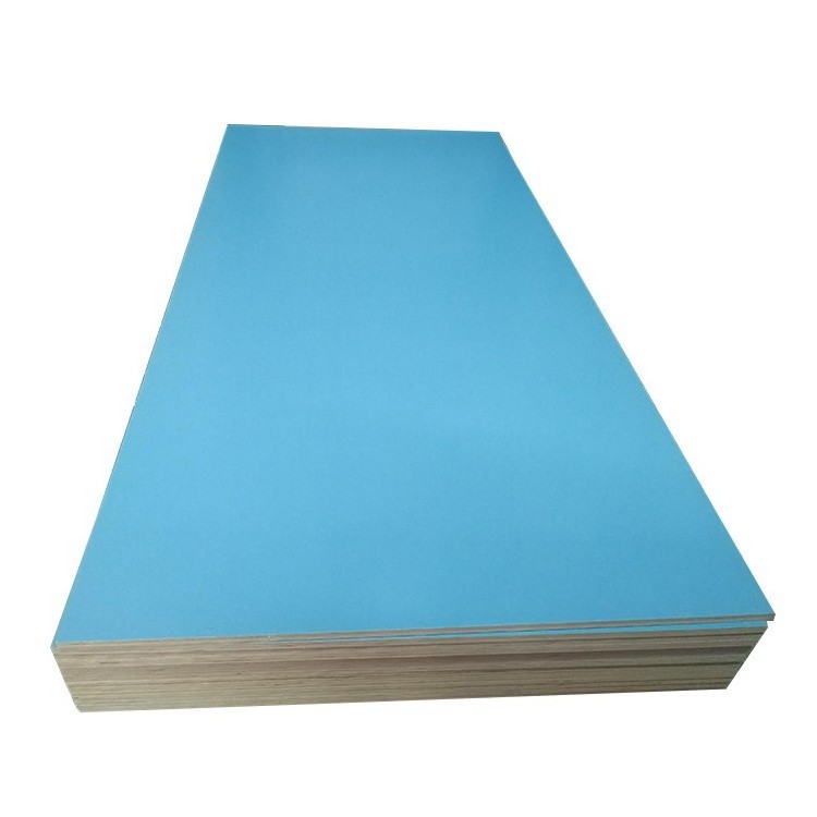 hot sale waterproof 18mm blue color marine grade melamine coated laminated plywood sheets for furniture