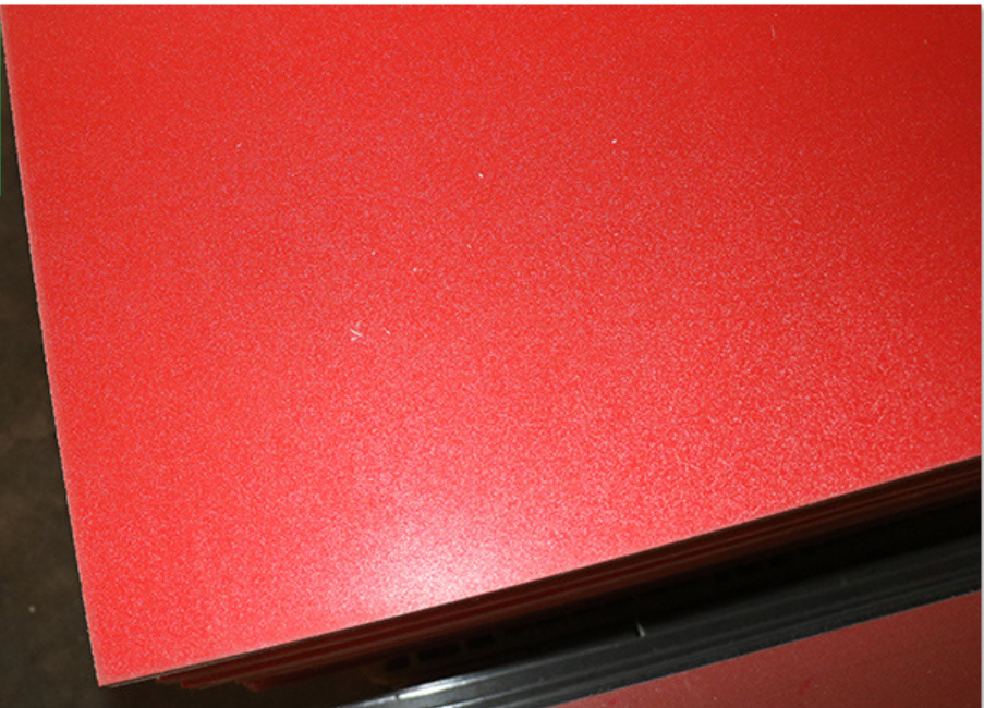 new arrival extrusion sandwiches plastic 4x8 red hdpe  sheet/panel/boad