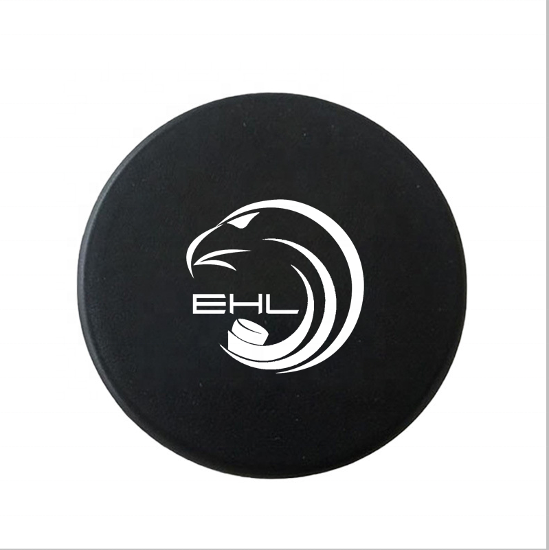 wholesale custom colors printing rubber ice hockey pucks with logo