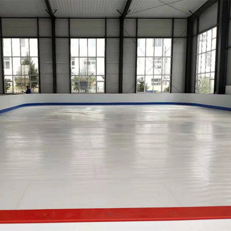 plastic ice skating rink floor tile outdoor curling sports ice rink boards