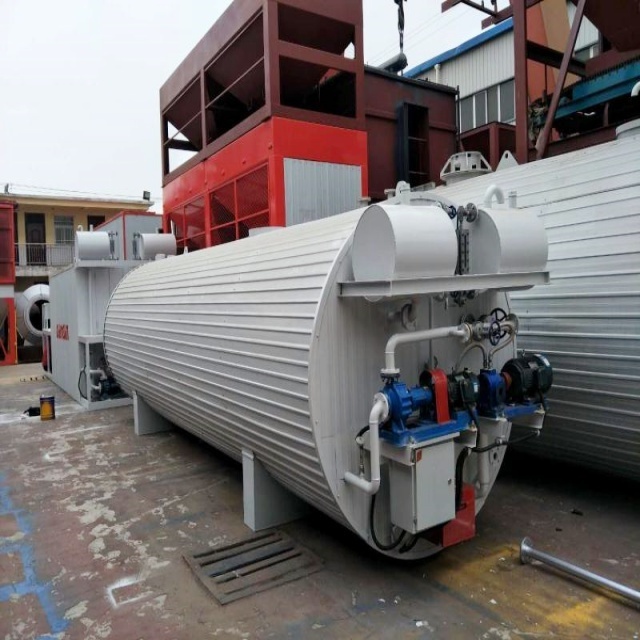 Automatic Temperature Control Double Heating Systems Liquid Bitumen Tank For Asphalt Mixing Plant