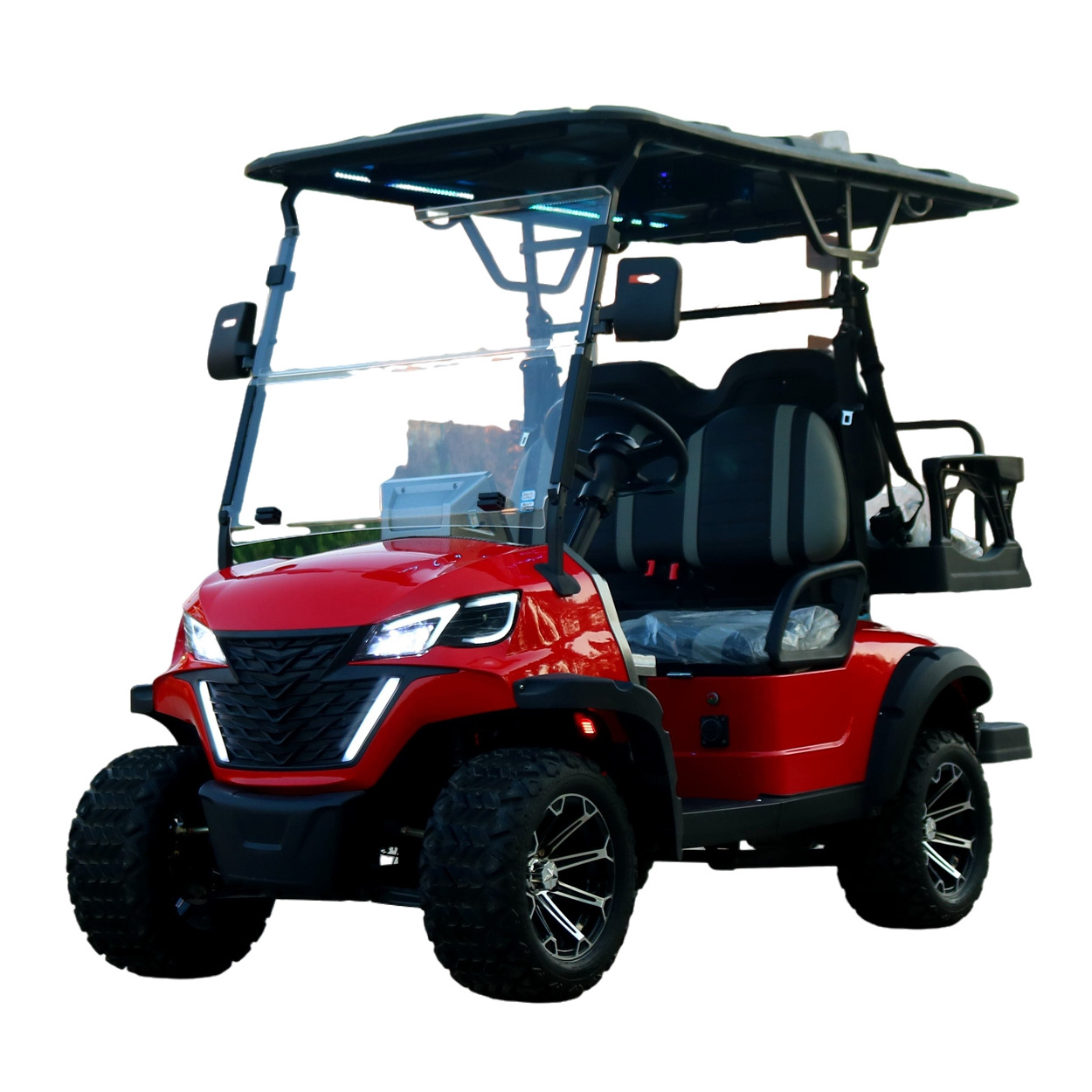 Customized Luxury Zone Electric Golf Cart 2 4 6 Seater Street Legal Golf Buggy with Lift Seat Factory Price Club CarCustomized L