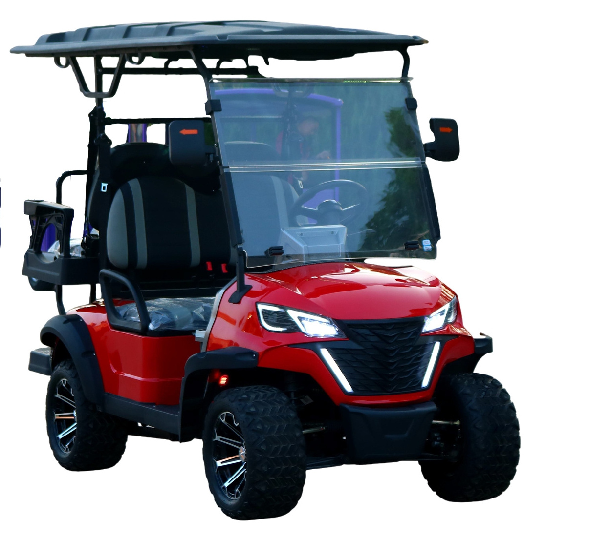 Customized Luxury Zone Electric Golf Cart 2 4 6 Seater Street Legal Golf Buggy with Lift Seat Factory Price Club CarCustomized L