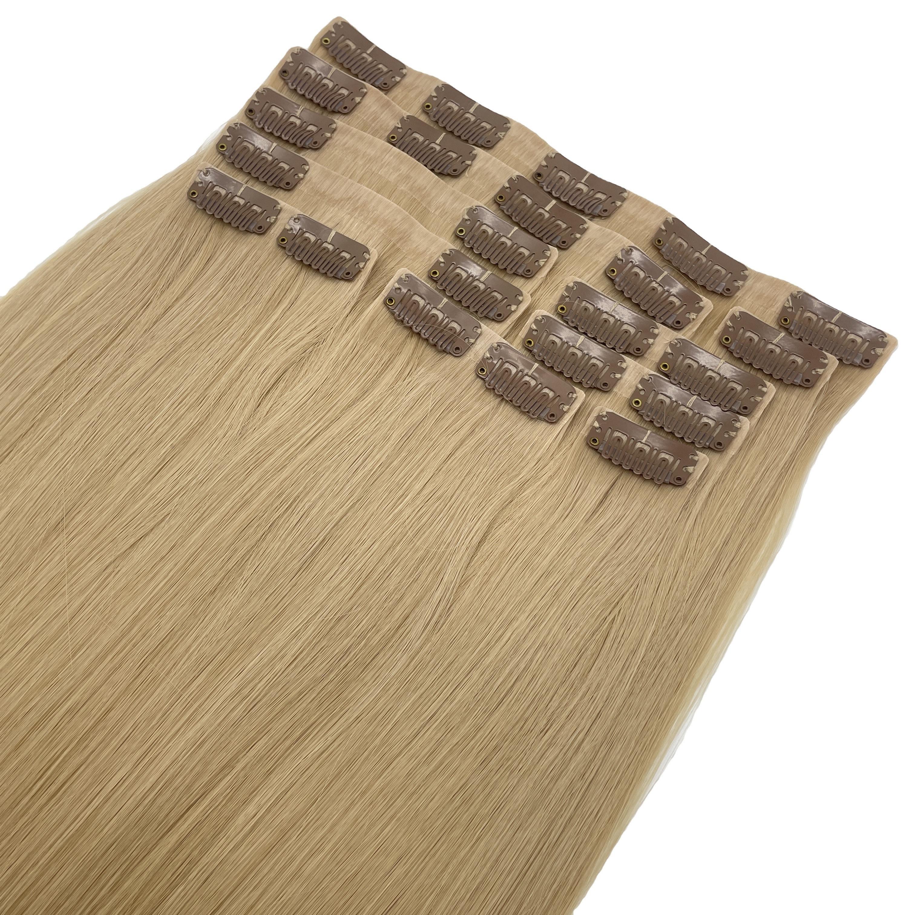 invisible clip in hair extensions Natural wigs, virgin hair, Chinese hair