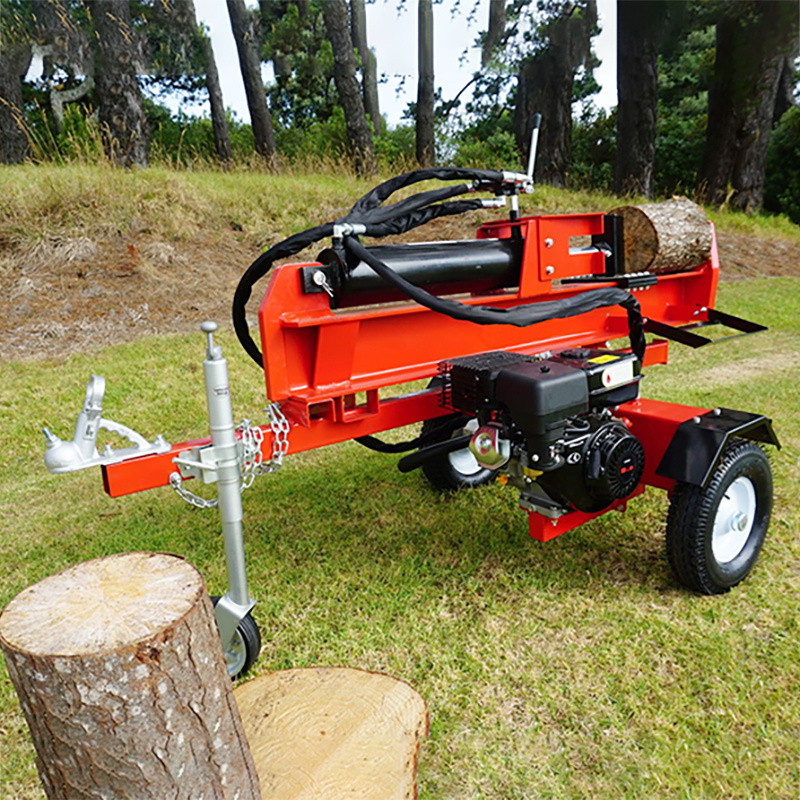 YUESHAN kinetic log splitter hydraulic cylinder firewood processor 20Ton 26Ton  28Ton 30Ton wood splitter