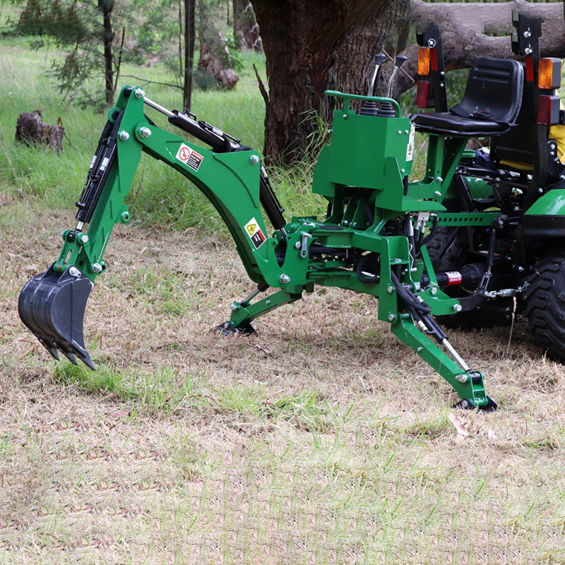 YUESHAN towable-backhoe 3-point hitch rear backhoe for tractors from 60 HP to 120 HP tractor backhoe attachment