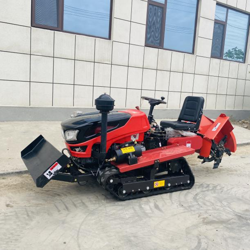 YS Factory Wholesale small tractor with bulldozer farm Diesel engine 35hp mini crawler tractor