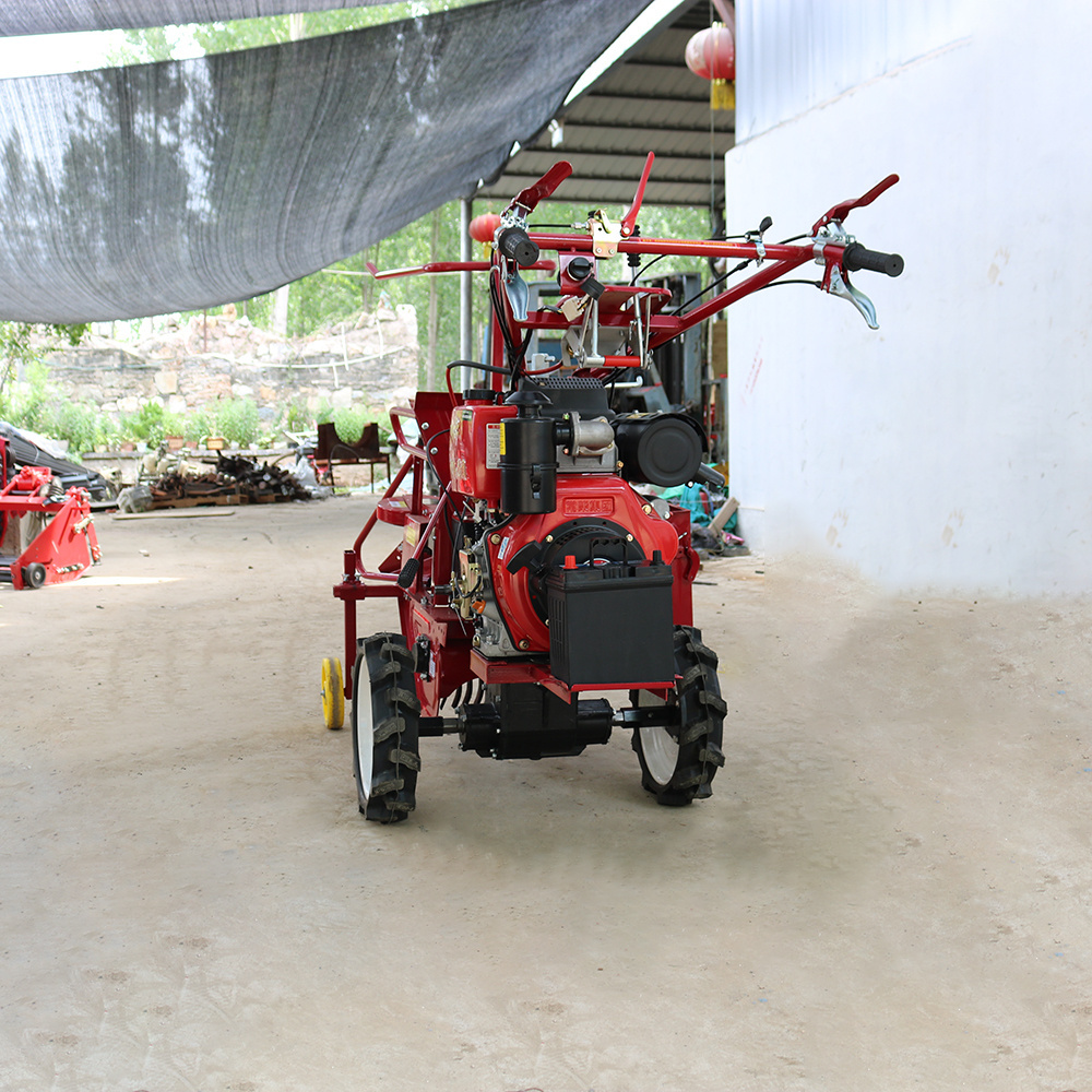 YS High-efficiency easy-to-operate small diesel hand push mini corn harvester machine