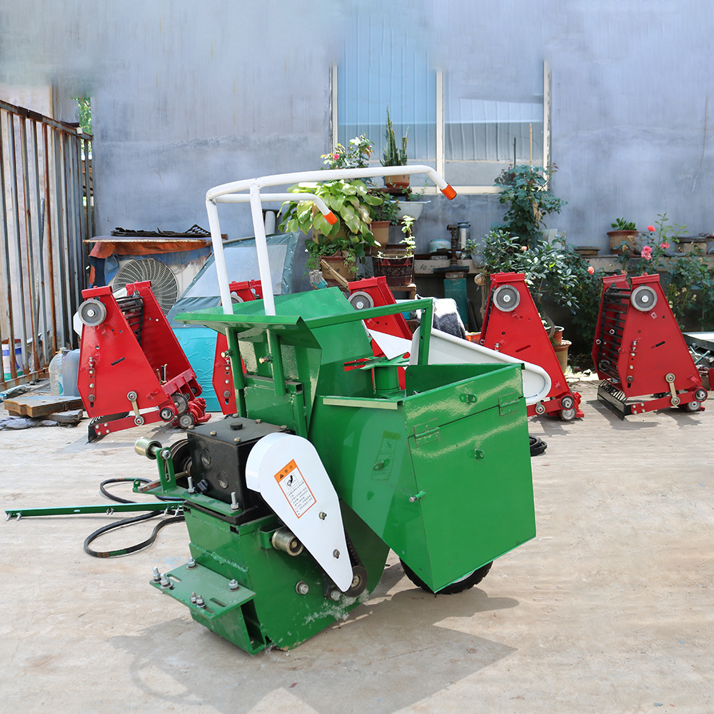 YS High-efficiency easy-to-operate small diesel hand push mini corn harvester machine