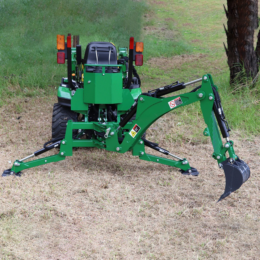 YUESHAN towable-backhoe 3-point hitch rear backhoe for tractors from 60 HP to 120 HP tractor backhoe attachment