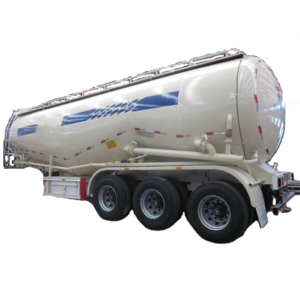 YUHANG 3 Axles 40 Tons 50 Tons 60 Tons Truck Carrier Bulk Cement Tank Cargo Powder Tanker For Sale In Philippines