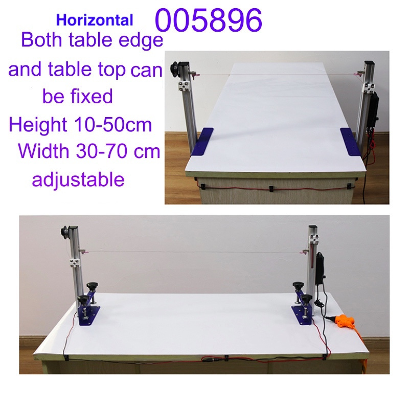 horizontal  vertical  hot wire foam cutter desktop  foam cutter Table edge and table top fixed hot wire foam cutting machine