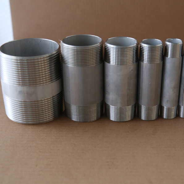 304 Stainless Steel Nipple 1/2 BSP Thread nipple class 150 Tube Fitting