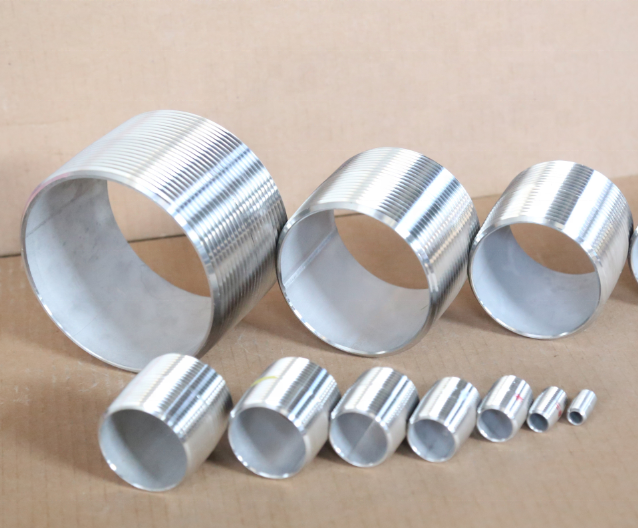 Stainless steel pipe fittings close nipples and seamless nipple elbow connectors