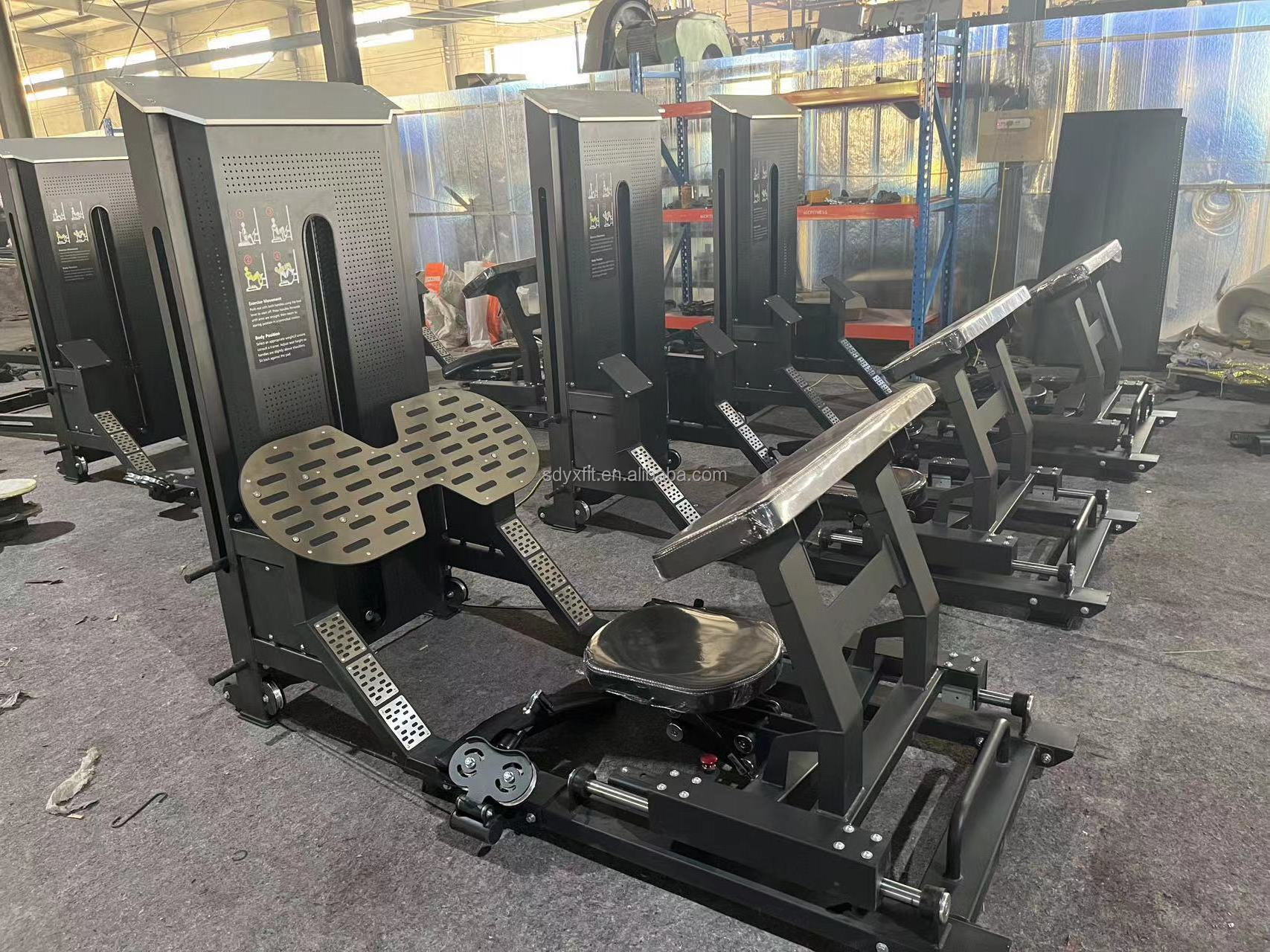 YX Fitness Weight Stack Selectorized Commercial Gym Fitness Strength Equipment Glute Multi Hip Thrust Builder Machine