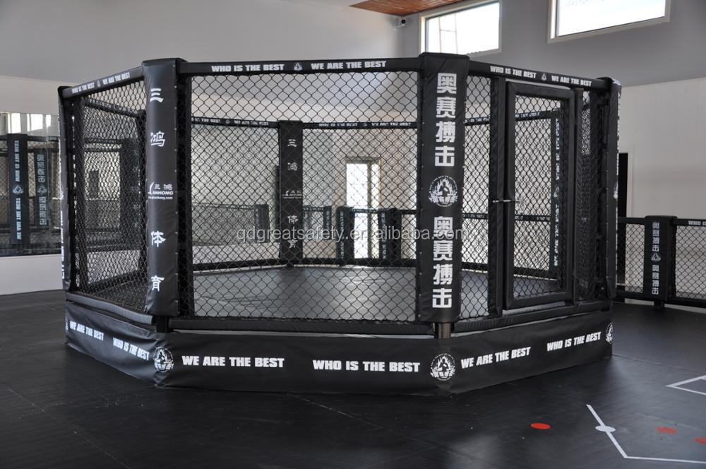 Wholesale Price Boxing Right UFC Right  Floor Fighting Mma Ring Cage portable boxing ring