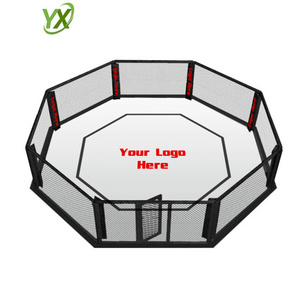 Custom floor mma cage octagon mma octagon used boxing ring for sale