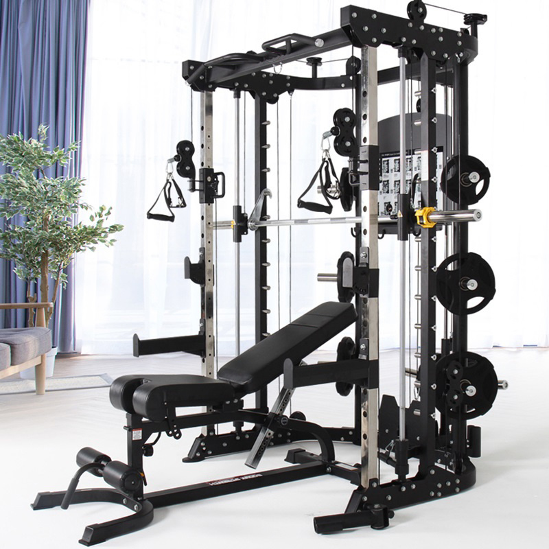 Hot sale cheap price multi functional home  smith machine training equipment fitness