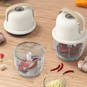 Hot Sale High End mini heavy duty multifunctional meat grinder Electric assisted garlic mincer easy clean garlic crusher