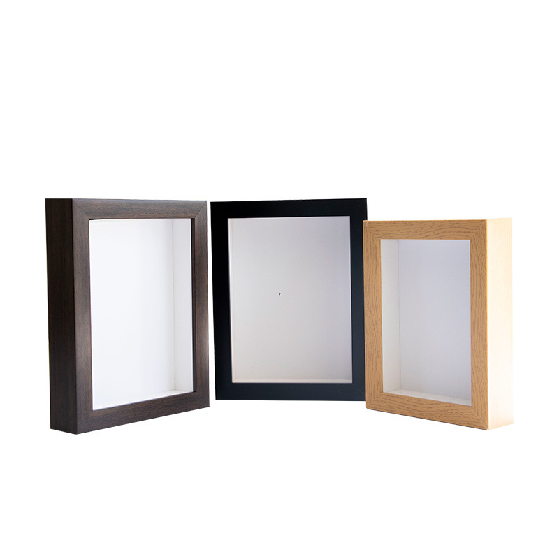 Bulk independent cheap custom wholesale 3D photo frame display photo shadow box