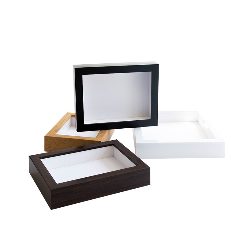 Bulk independent cheap custom wholesale 3D photo frame display photo shadow box