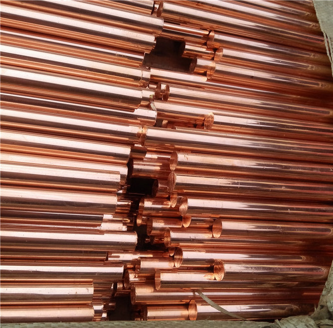 Copper earth rod steel with copper coating copper clad bonded steel earth rods