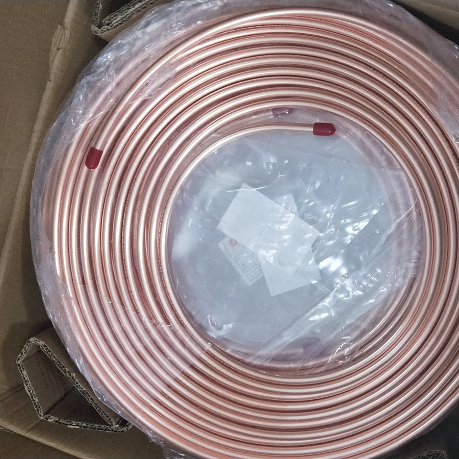 5/8 inch air conditioner copper tubing 0.8mm AC flexible 15.88mm*0.8mm copper pipe