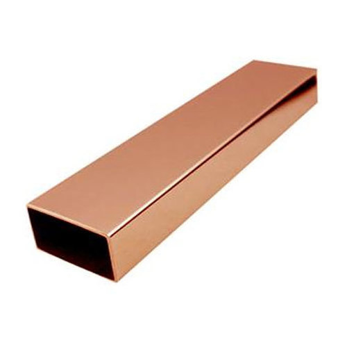 Hard Drawn copper rectangle pipe Square Copper Tube for Decorative Accessories