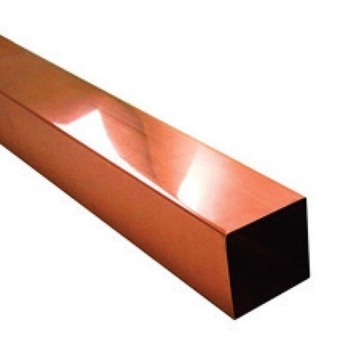 Hard Drawn copper rectangle pipe Square Copper Tube for Decorative Accessories