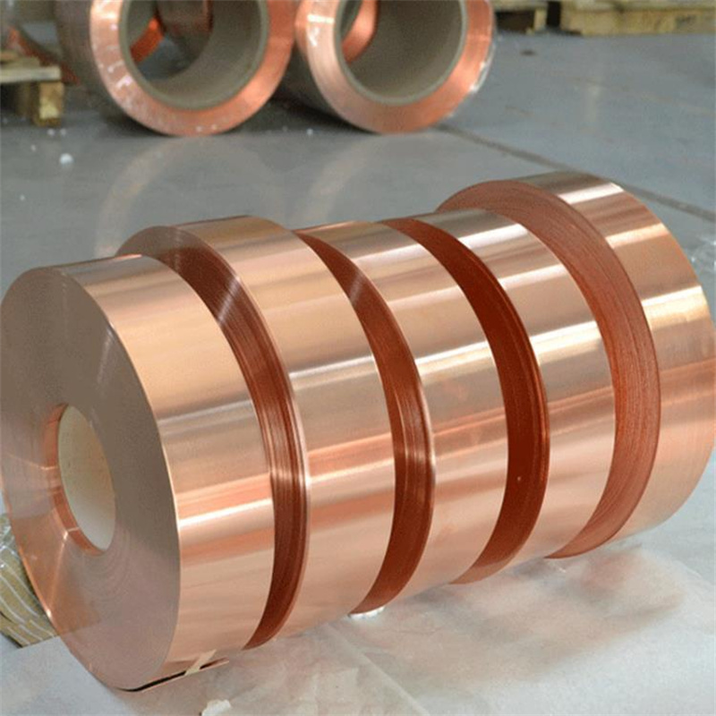 TU1 TU2 T2 Pure Copper And Oxygen Free Copper Industrial Copper Tape Foil Strip