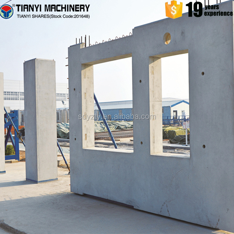 High productivity precast concrete boundary wall panels machine/ lightweight fence wall panel making machine