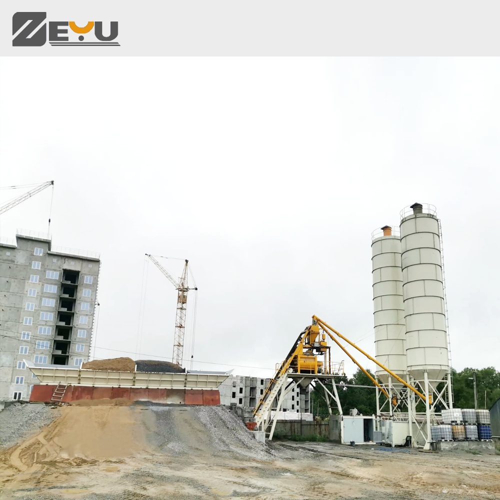 Fully automatic hzs25 batching plant concrete batching and mixing plant