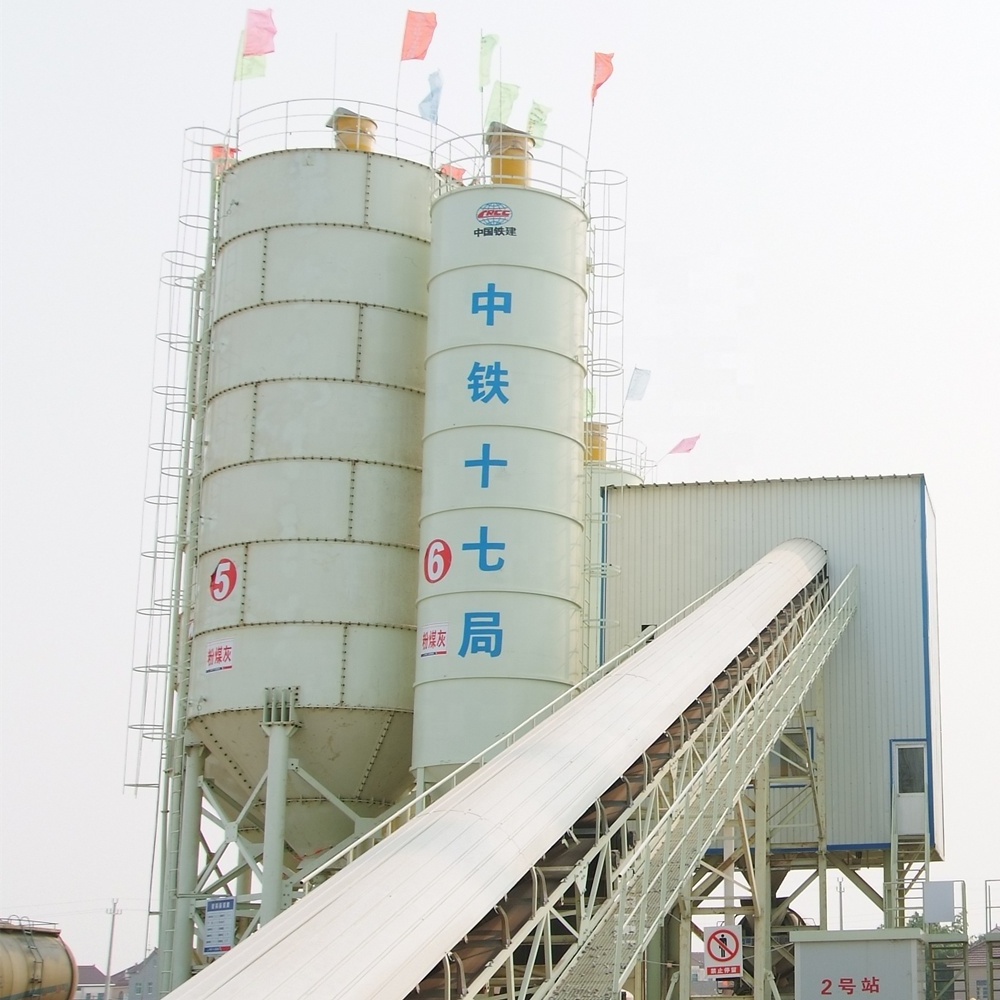 Daswell machinery 50 ton steel cement storage silo for Concrete Mixing Plants