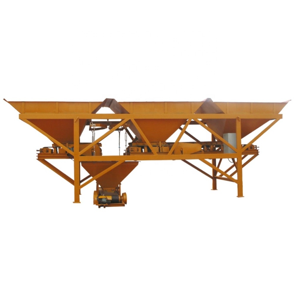 PL 800 Three-hopper cement aggregate electric mini batching machine on sale