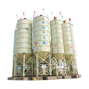 Daswell machinery 50 ton steel cement storage silo for Concrete Mixing Plants