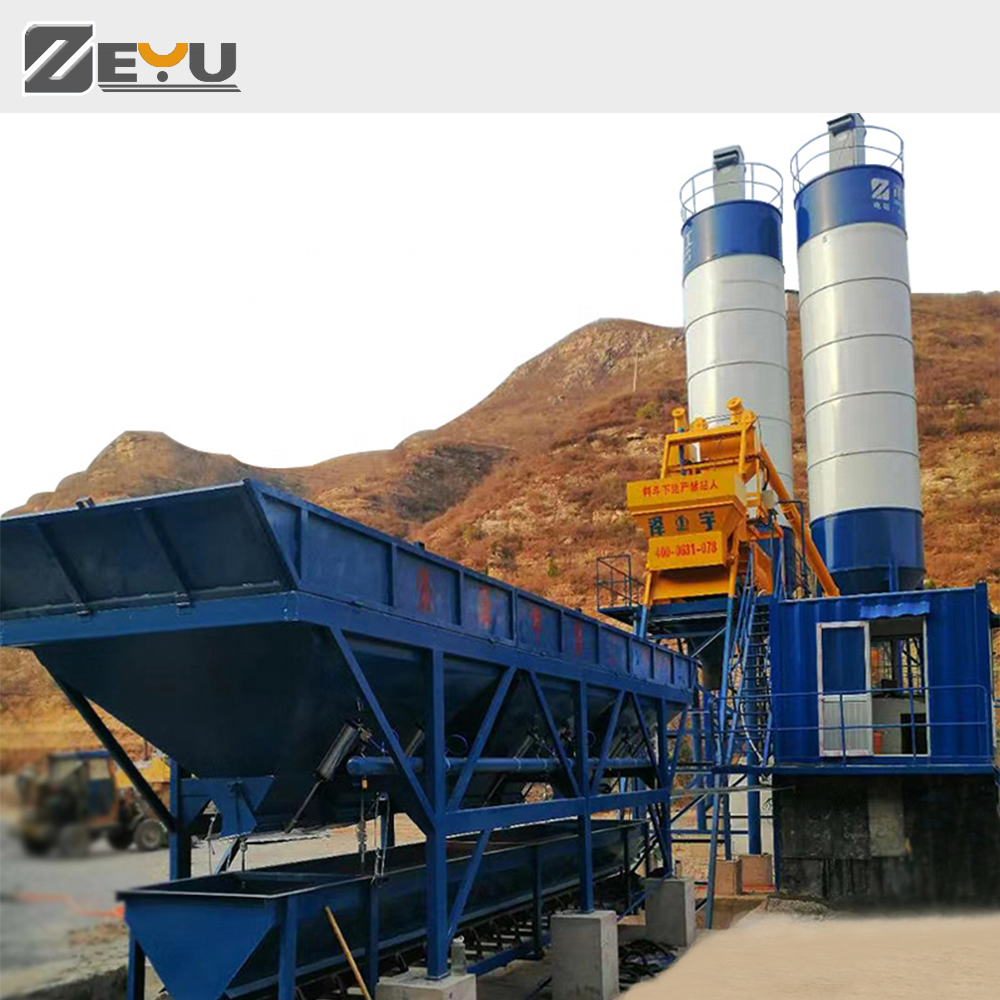 Fully automatic hzs25 batching plant concrete batching and mixing plant