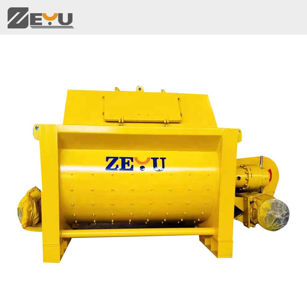 Industrial horizontal electrical js500 to js3000 concrete mixer