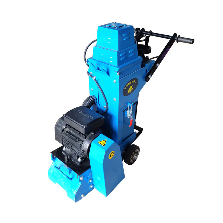 professional handheld new  scarifier concrete surface floor roughing machine for remove road line marking paint