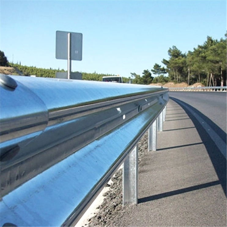 Best-selling different types post spacing highway guardrails llc vehicle crash barrier