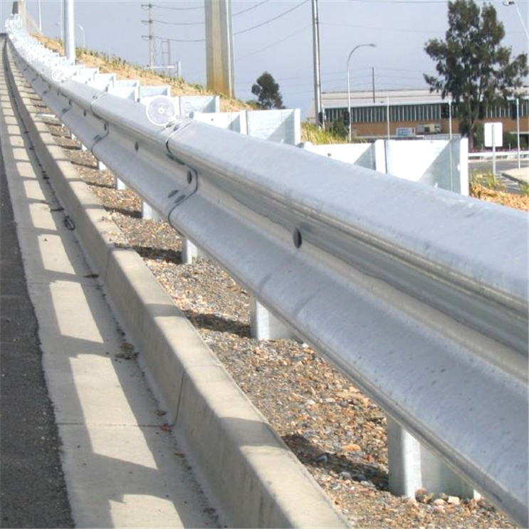 Best-selling different types post spacing highway guardrails llc vehicle crash barrier